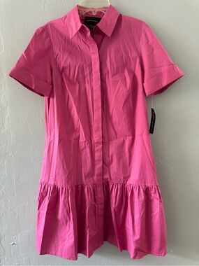 Donna Morgan Ciaran Fusia Mini Dress Size 0